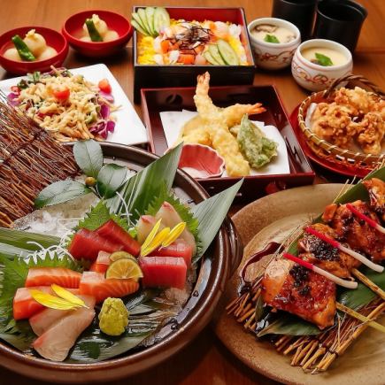 ★日曜日~木曜日限定★お仕事お疲れ様コース《7品》飲み放題付き5500円⇒5000円(税込) 