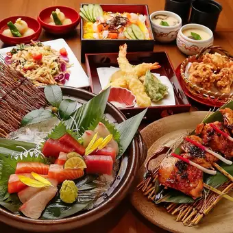 ★日曜日~木曜日限定★お仕事お疲れ様コース《7品》飲み放題付き5500円⇒5000円(税込)