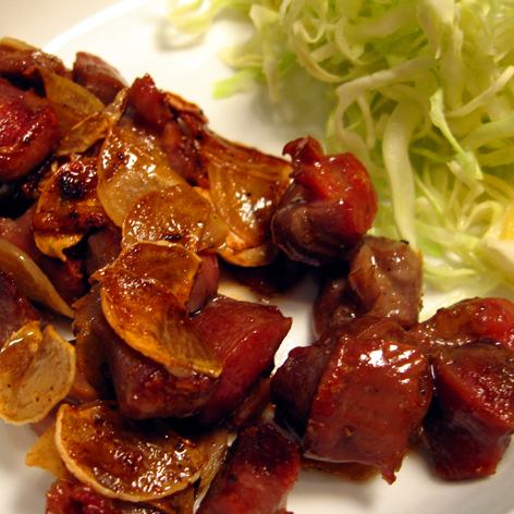 ずりニンニク/ずり塩焼き/ずりポン酢　各種