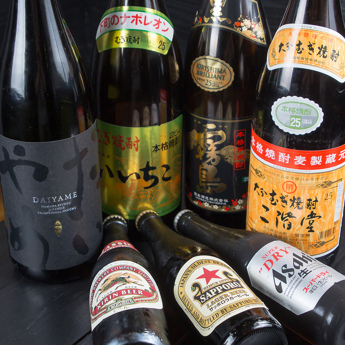 料理に合うお酒を多数ご用意!