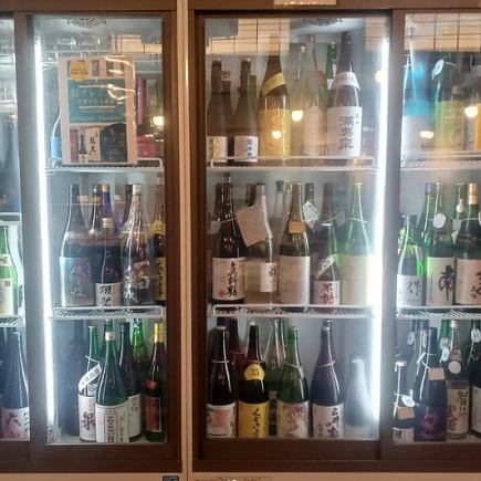 お料理全6品+飲み放題付き!(厳選日本酒約80種類の飲み放題)