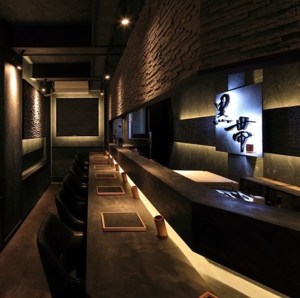 We have spacious counter seats and private rooms, so you can enjoy sake and creative skewers in a calm atmosphere.Please use it in various scenes such as black belt drinking party, girls' party, entertainment, date, banquet.Please make a reservation early.