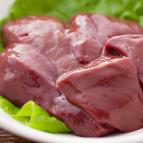 Fresh, thick-sliced premium liver