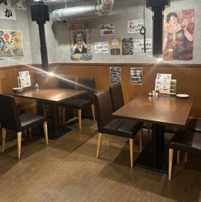 6인용 테이블석을 2석 준비하고 있습니다.회사에서의 접대나, 소규모 인원에서의 환송 영회, 여자회 등, 다양한 장면에서 활용하실 수 있습니다!