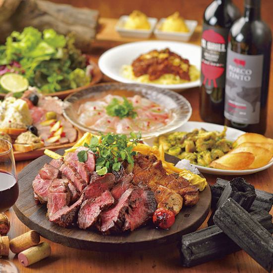 宮崎牛鉄板焼きを贅沢に・・・創作炭焼蒼（sou）宮崎牛とワイン