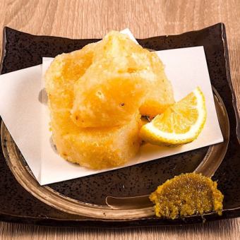 Deep-fried radish