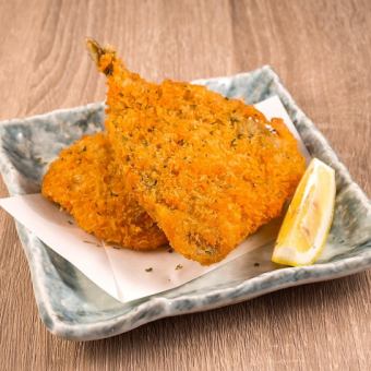 Crispy fried horse mackerel