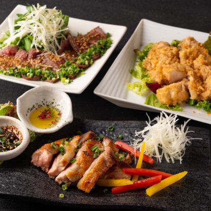 [Gekka Course] 10 recommended luxurious dishes including fresh fish platter and seared Shinano beef ☆ 3 hours on weekdays and 2.5 hours on weekends with all-you-can-drink ☆ 5,000 yen