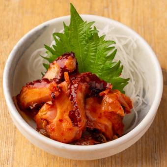 Octopus kimchi