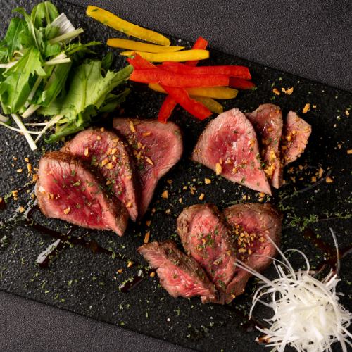 Shinshu beef super rare steak