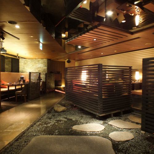 Enjoy a relaxing meal at a garden-style izakaya in Shinagawa ♪