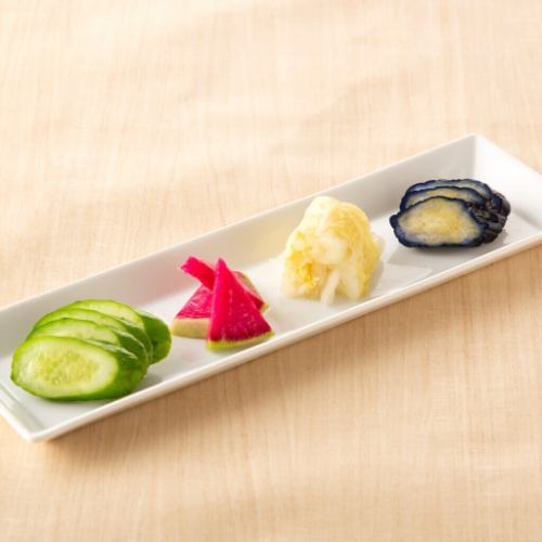 漬物の盛り合わせ