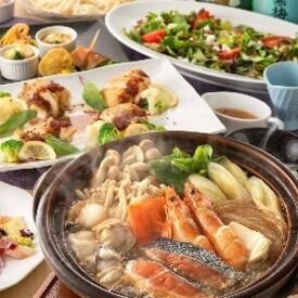 <11/18~>2H 음방 포함 ■【엄선(냄비) 코스】전9품 ■5830엔⇒5300엔(부가세 포함)