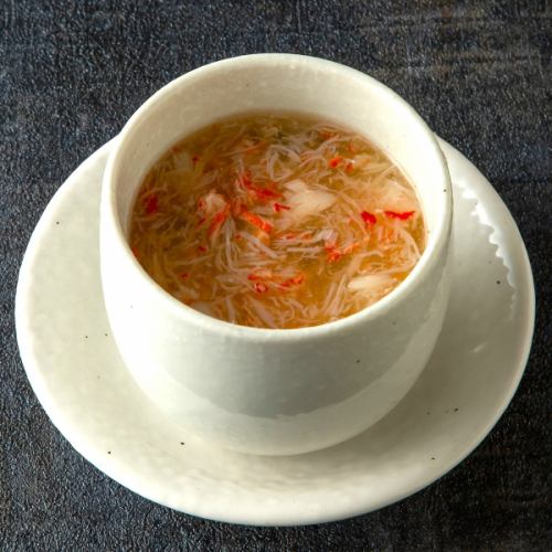 蟹あんかけ茶わん蒸し