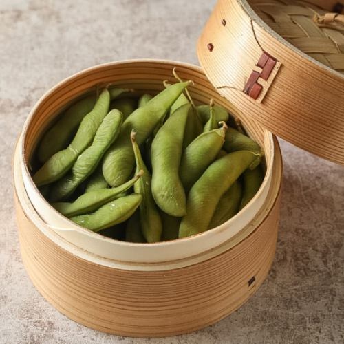 蒸し枝豆
