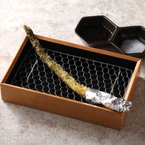 アスパラ1本揚げ