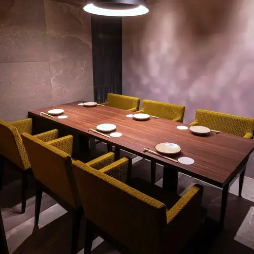 Private rooms with an emphasis on atmosphere