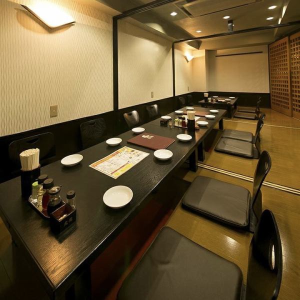 [Completely private room with sunken kotatsu for 4 to 18 people] A private space for year-end parties and welcome and farewell parties.Our proud horigotatsu private room can accommodate 4 to 18 people.From company parties to families with children, you can enjoy authentic Chinese food in a spacious private room.As this is a popular seat, please make a reservation as soon as possible.