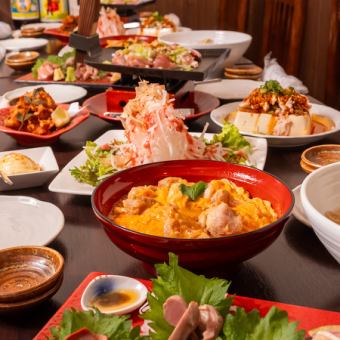 一番人気！【9品】飲放題付・鶏刺し4種/鶏もも肉鍬焼き/親子丼など充実プラン5000円(税込)