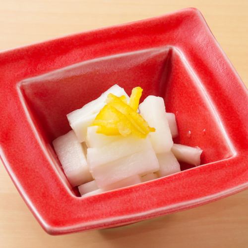大根の漬物～柚子香味漬け～