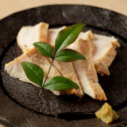 燻製鶏のハム仕立て