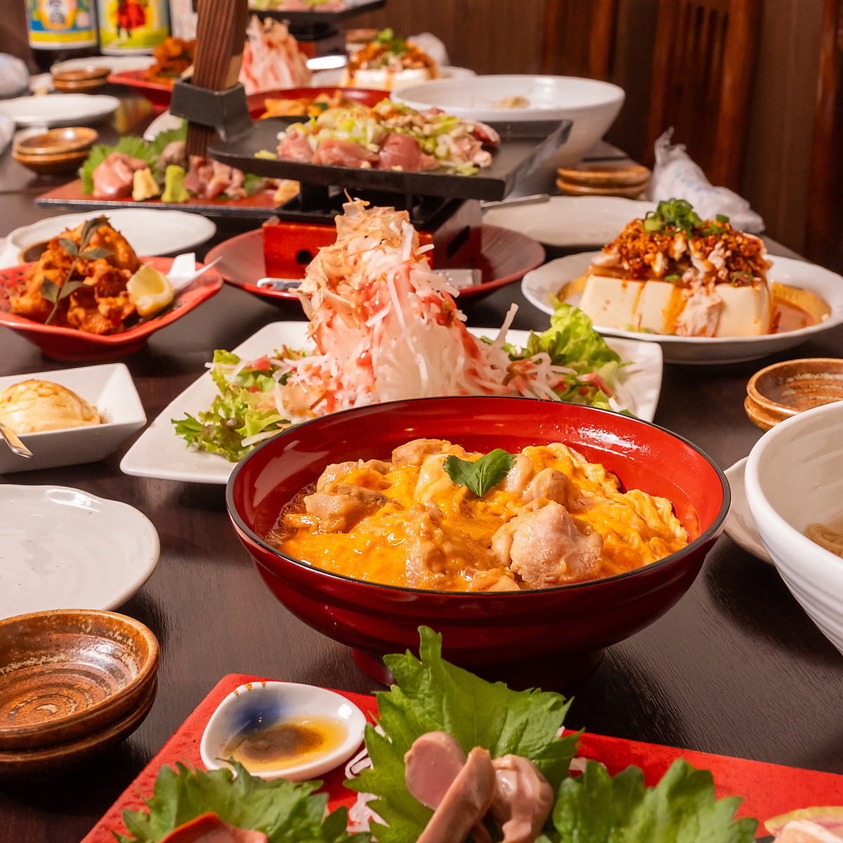 旬の味覚を堪能！贅沢な料理コースをご用意しました。