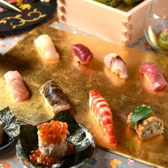 【昼：通年】季節のおまかせ握りコース8,800円（税込）
