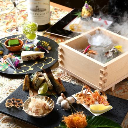 【夜：8月限定】季節のおまかせ握りコース13,200円（税込）