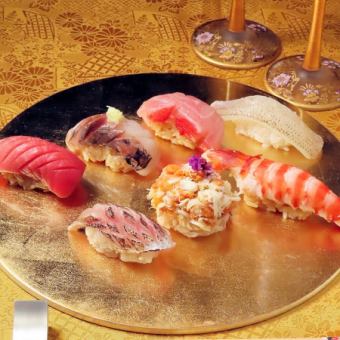 【夜：8月】　季節のおまかせ『かぶと"極み"コース』