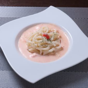 濃厚明太クリームうどん