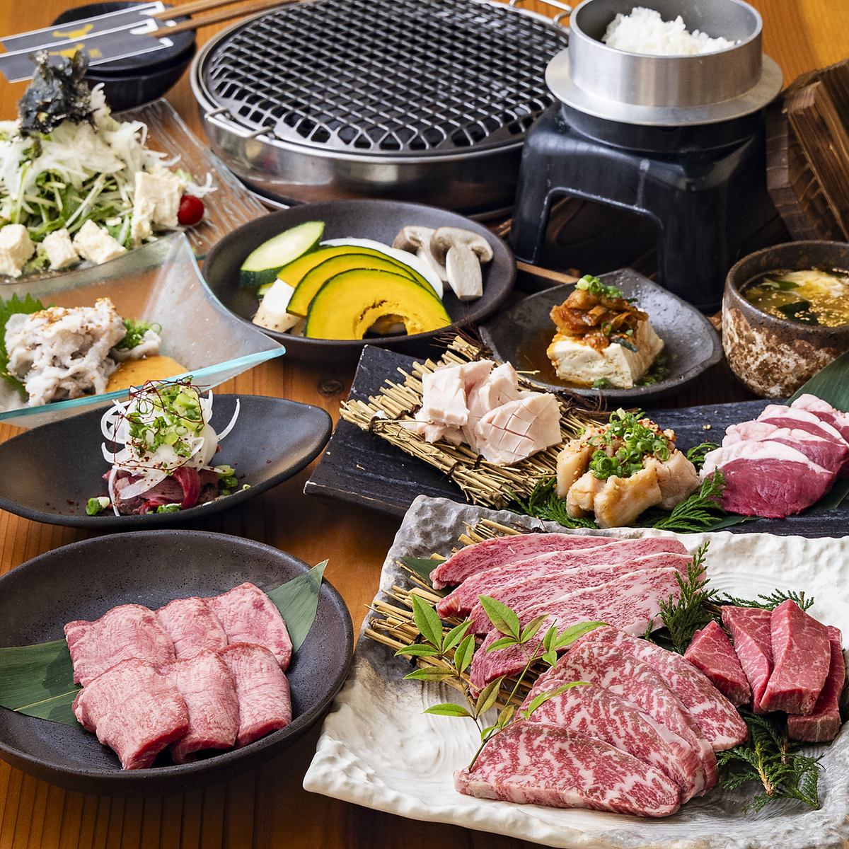 九州の黒毛和牛を使用したこだわりの焼肉！鮮度抜群で種類豊富なお肉をご提供致します