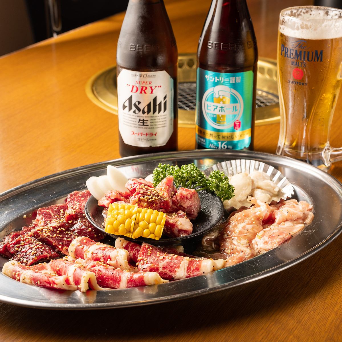 도마코마이에서 야키니쿠를 즐긴다면!다다미개실 완비, 앳홈에서 편히 쉴 수 있는 고기 노랑으로 정해져♪