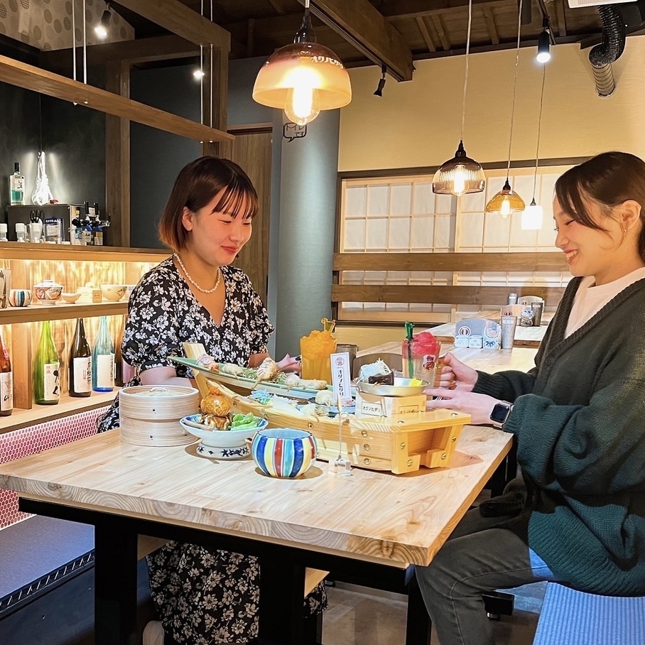 誕生日会や女子会、宴会など様々シーンに最適なおしゃれな空間♪