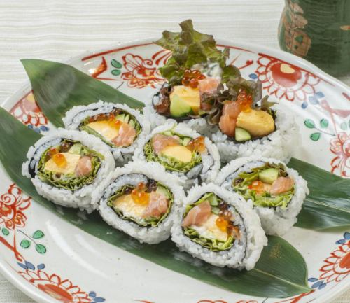 Oyako salad roll