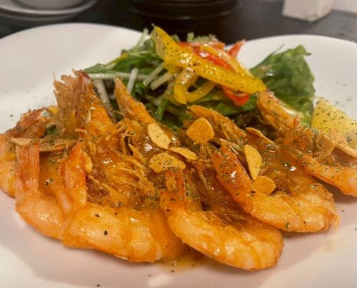 スパイシーソフトシェルシュリンプ