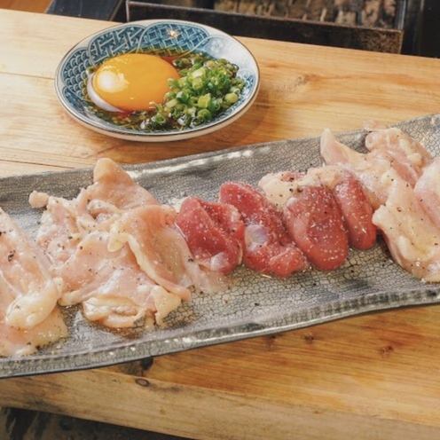 泉の広場から徒歩2分【和食デートに】焼き鳥×炉端焼き！！日本酒との相性抜群！鶏盛り 1,078円