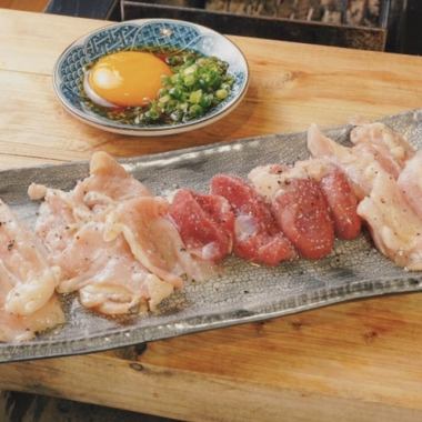 泉の広場から徒歩2分【和食デートに】焼き鳥×炉端焼き！！日本酒との相性抜群！鶏盛り 1,078円