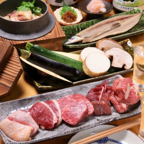 【各種ご宴会にオススメ】肉も野菜も！わだの自慢の逸品盛り合わせコース2H飲み放題付き4500円