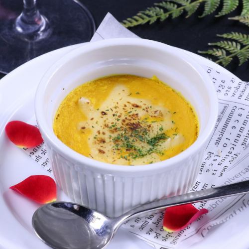 Cocotte mini pumpkin gratin