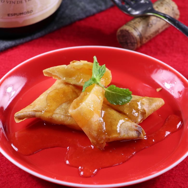 ホットアップルパイ アップルシナモンソース