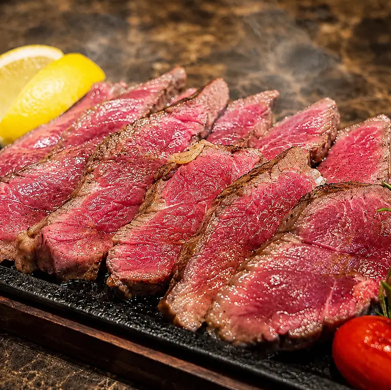 鉄板ハラミステーキ