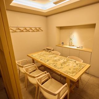 接待にもピッタリな個室です。