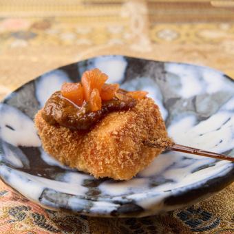 接待や特別な日に◎串揚げおまかせプレミアムコース全18品飲み放題付16500円(税込)