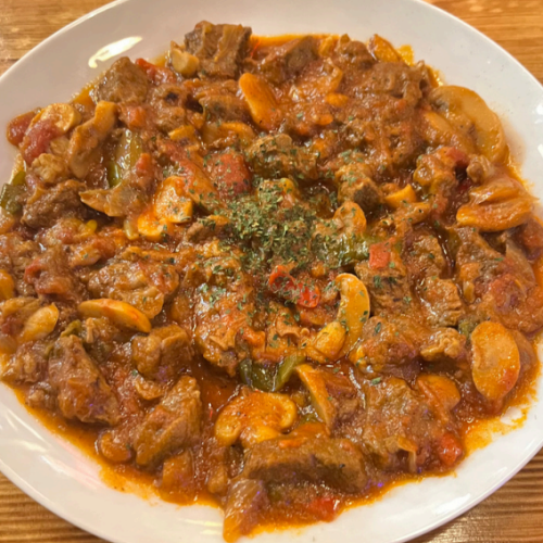 子羊と野生の煮込み