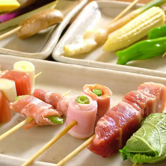 肉・野菜系など定番メニューに加え、季節毎の野菜が楽しめる！