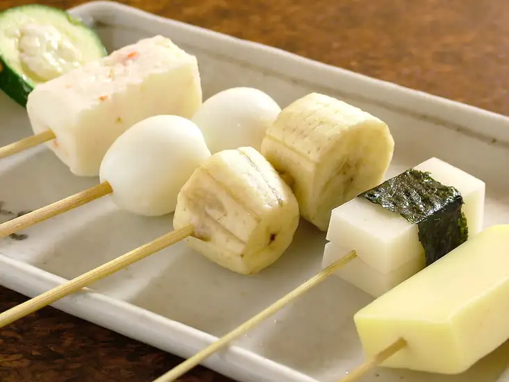ズッキーニ/うずら卵/餅/バナナ…変わり種もオススメです！ 