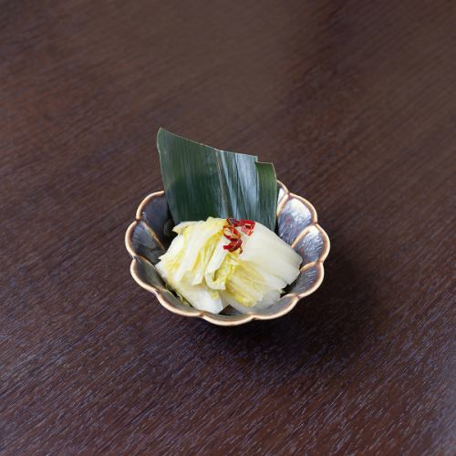 白菜の浅漬け