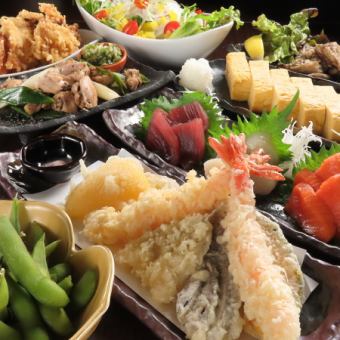 【21時～24時】≪夜桜コース≫8500円(税込)飲み放題2時間→6500円(税込) 飲み放題2時間付き