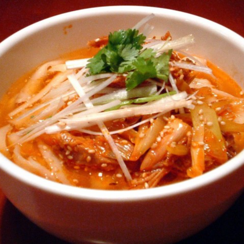 ねぎチャー刀削麺