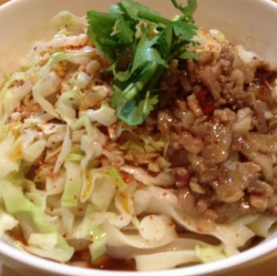 ぺペロンチーノ風ユーポー麺（油溌麺）